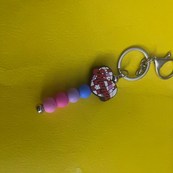 Colorful Beaded Keychain - Picture 6 of 8